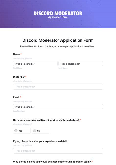 how to apply for discord moderator