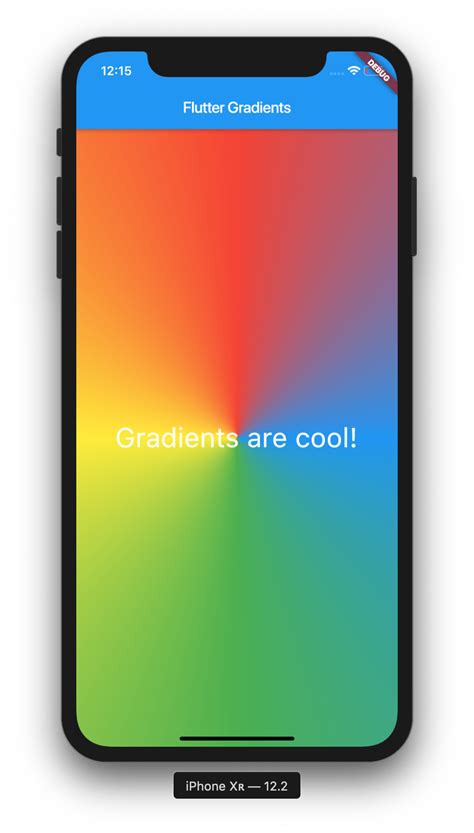 how to apply gradient color in flutter