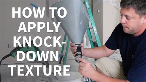 how to apply knockdown texture with a roller