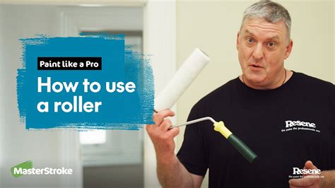 how to apply paint using a roller