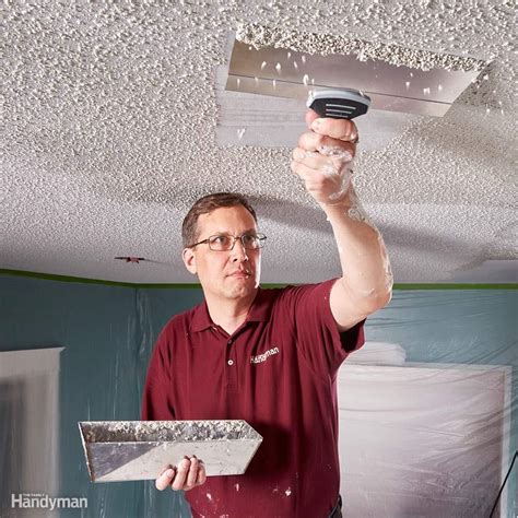 how to apply popcorn ceiling