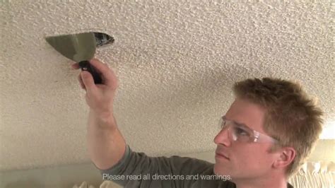 how to apply popcorn texture to ceiling