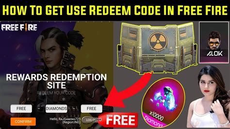 how to apply redeem code in free fire
