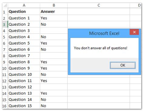 how to apply warning text in excel