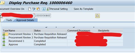 how to approve pr in sap