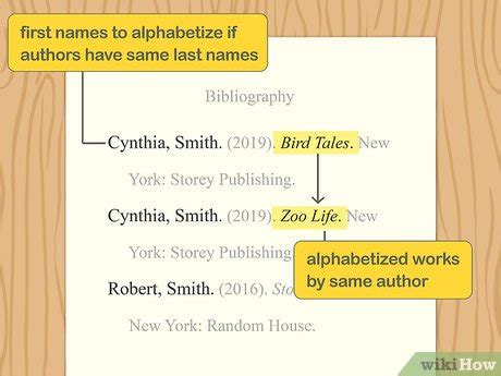 how to arrange bibliography in alphabetical order in word