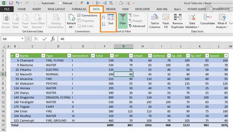 how to arrange in excel sheet