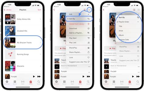 how to arrange playlist in apple music