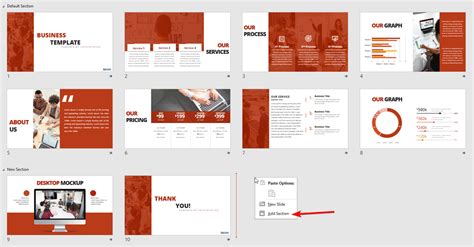 how to arrange slides in powerpoint