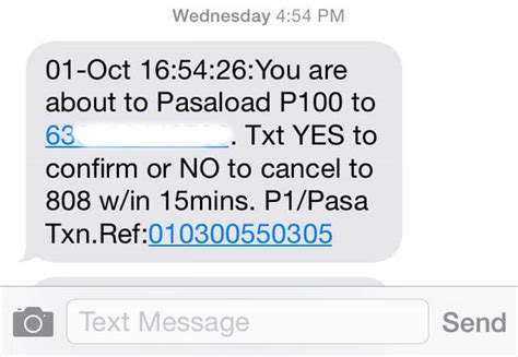 how to ask load in smart via text