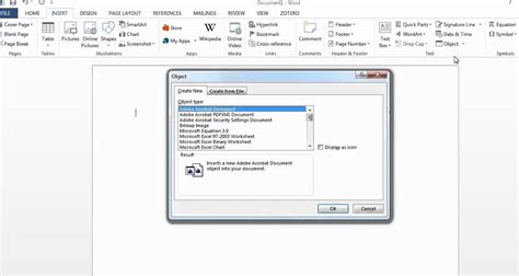 how to attach a file in word document