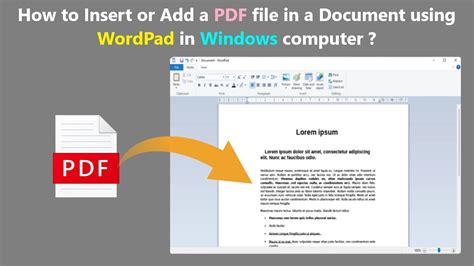 how to attach file in wordpad