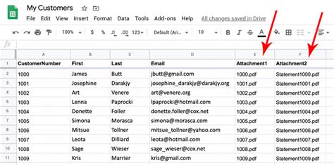 how to attach pdf on mail merge