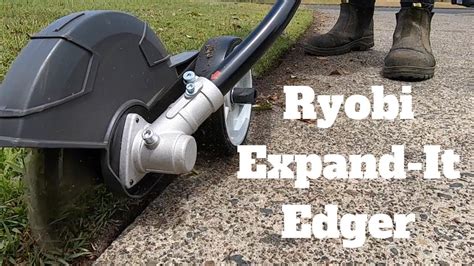 how to attach ryobi edger attachment