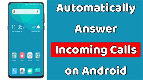 how to auto answer calls on android