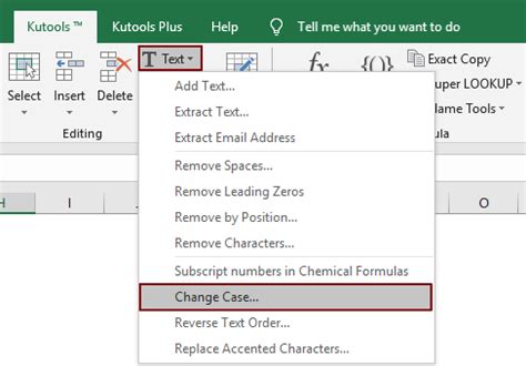 how to auto capitalize a column in excel