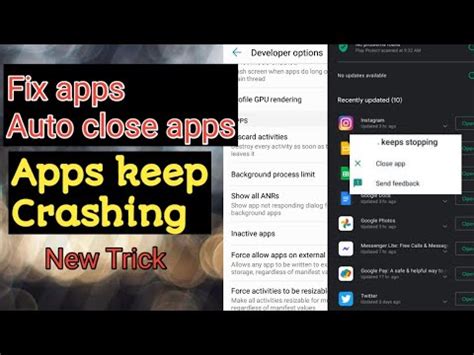 how to auto close apps on android