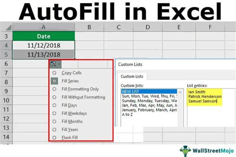 how to autofill 1 2 3 in excel