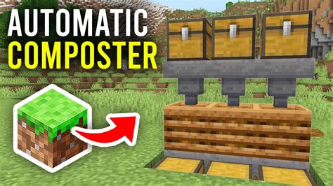 how to automate composter minecraft