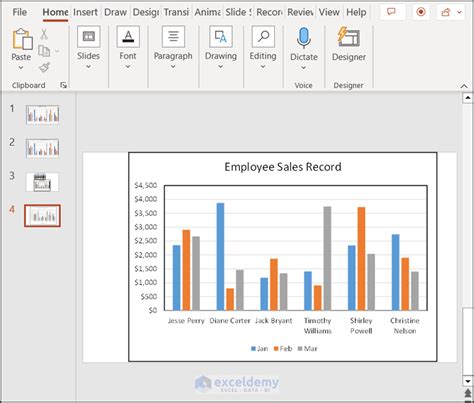 how to automate data from excel to powerpoint