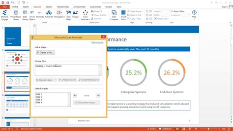 how to automate excel data to powerpoint