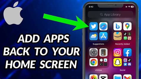how to automatically add apps to home screen iphone