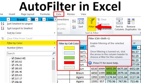 how to automatically apply auto filter when data changes in excel