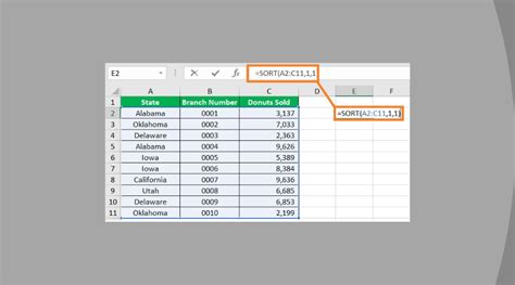 how to automatically sort data in excel