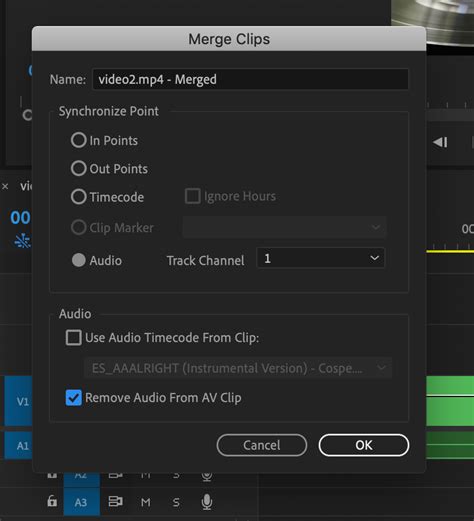 how to automatically sync audio and video in premiere pro