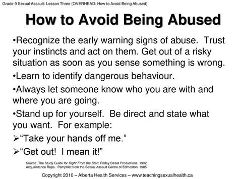 how to avoid being sexually abused