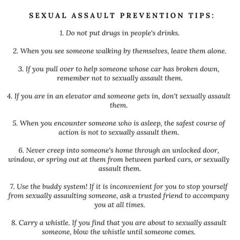 how to avoid being sexually assaulted