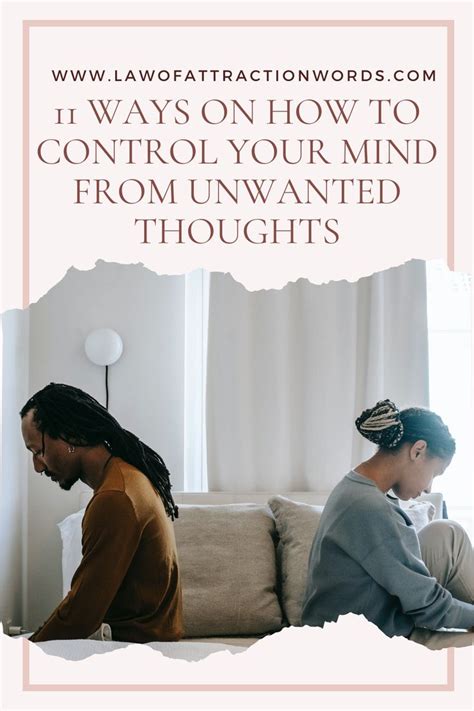 how to avoid unwanted thoughts
