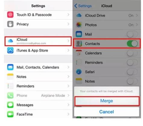 how to backup contacts in iphone through gmail