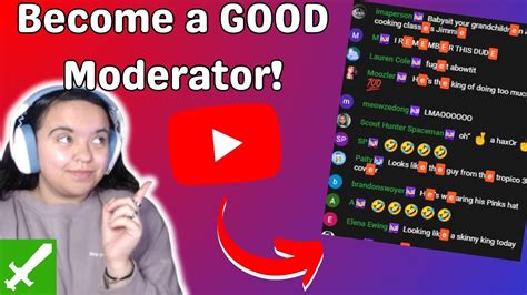 how to be a youtube moderator