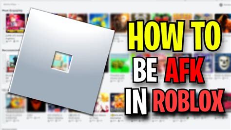 how to be afk in roblox without getting kicked pc