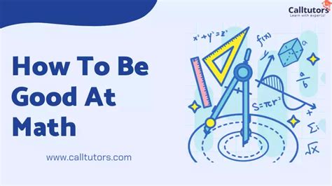 how to be good in mathematics pdf