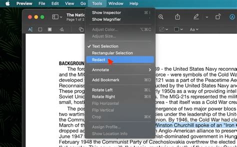 how to black out text in pdf