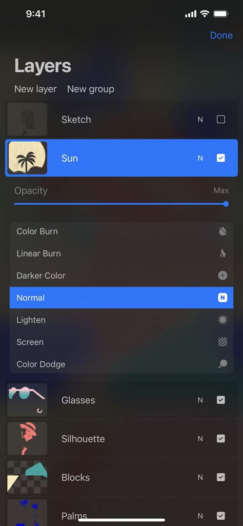 how to blend colors in procreate pocket