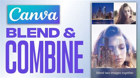 how to blend elements in canva