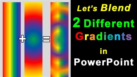 how to blend two colors in powerpoint