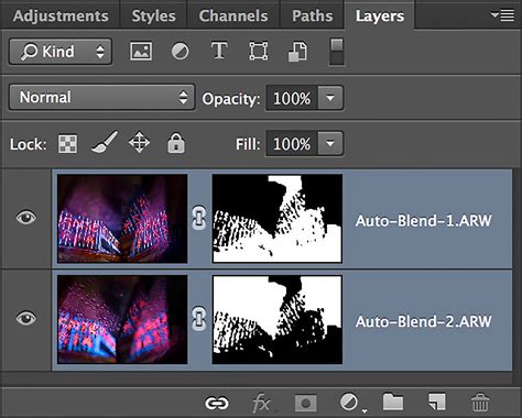 how to blend two images in lightroom