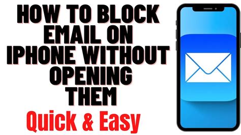 how to block emails on gmail on iphone without opening them