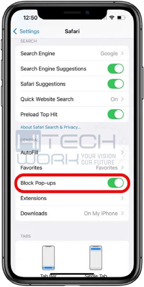 how to block pop ups on iphone apps