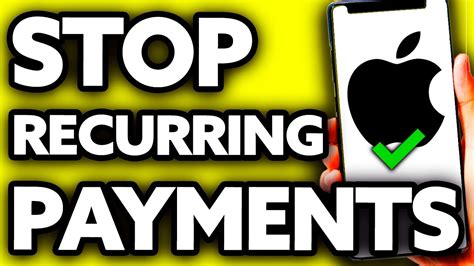 how to block recurring payments on apple pay