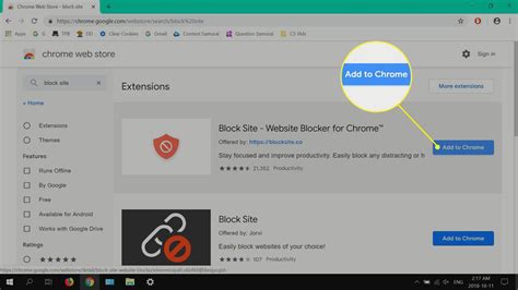 how to block websites on chrome for android