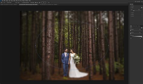 how to blur part of an image in photoshop