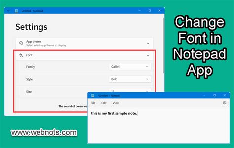 how to bold text in notepad windows 11