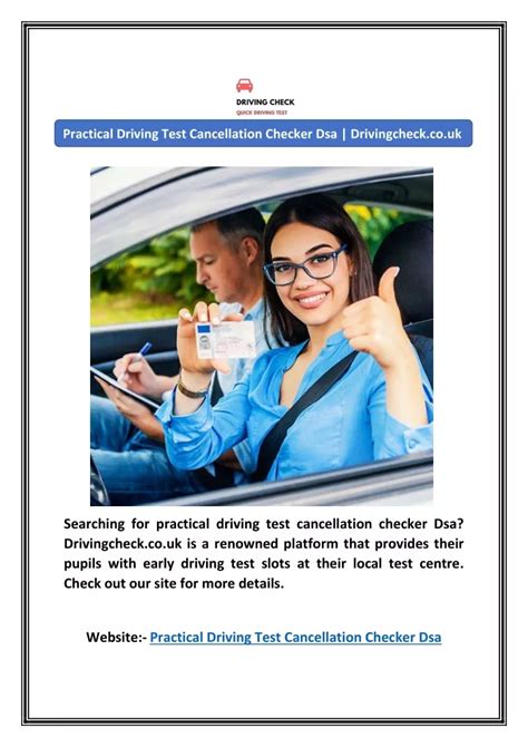 how to book a practical driving test cancellation