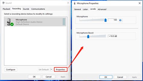 how to boost microphone volume on windows 11