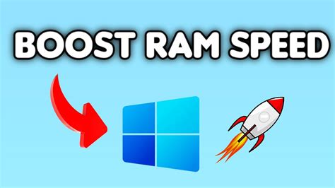 how to boost ram speed windows 10